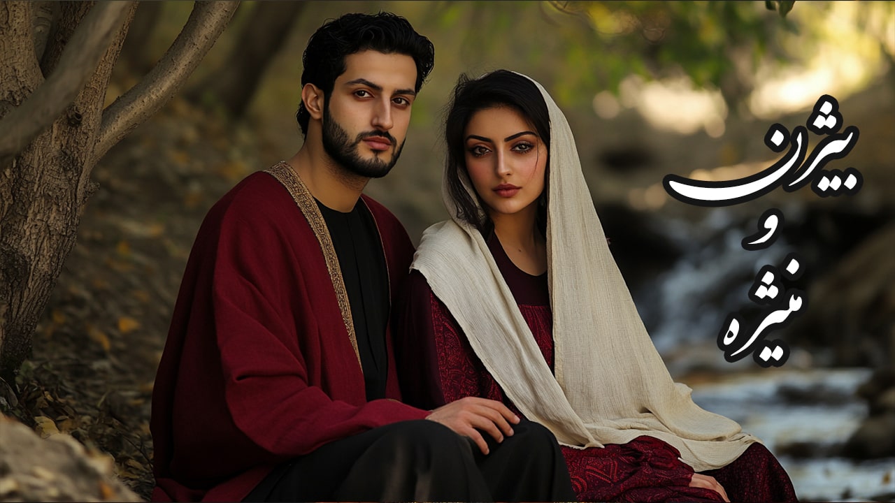 ساخت انیمیشن هوش مصنوعی بیژن و منیژه